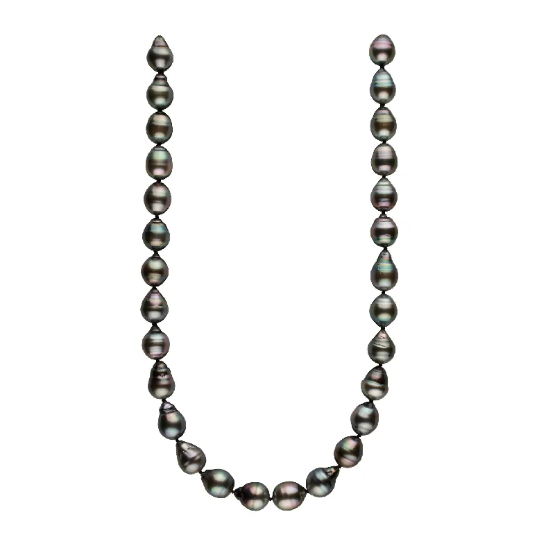 11.1-11.9 mm AA+/AAA Tahitian Drop Pearl Necklace