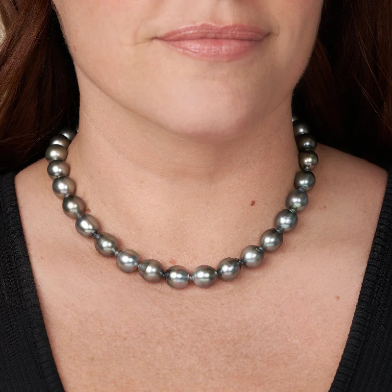 11.2-11.9 mm AA+/AAA Tahitian Baroque Pearl Necklace