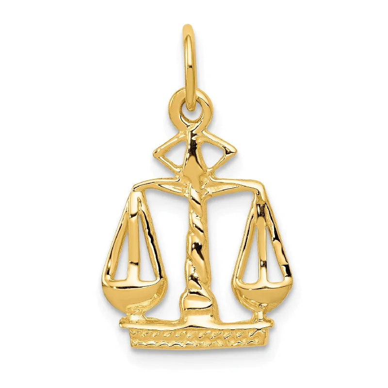 14k Scales Of Justice Charm