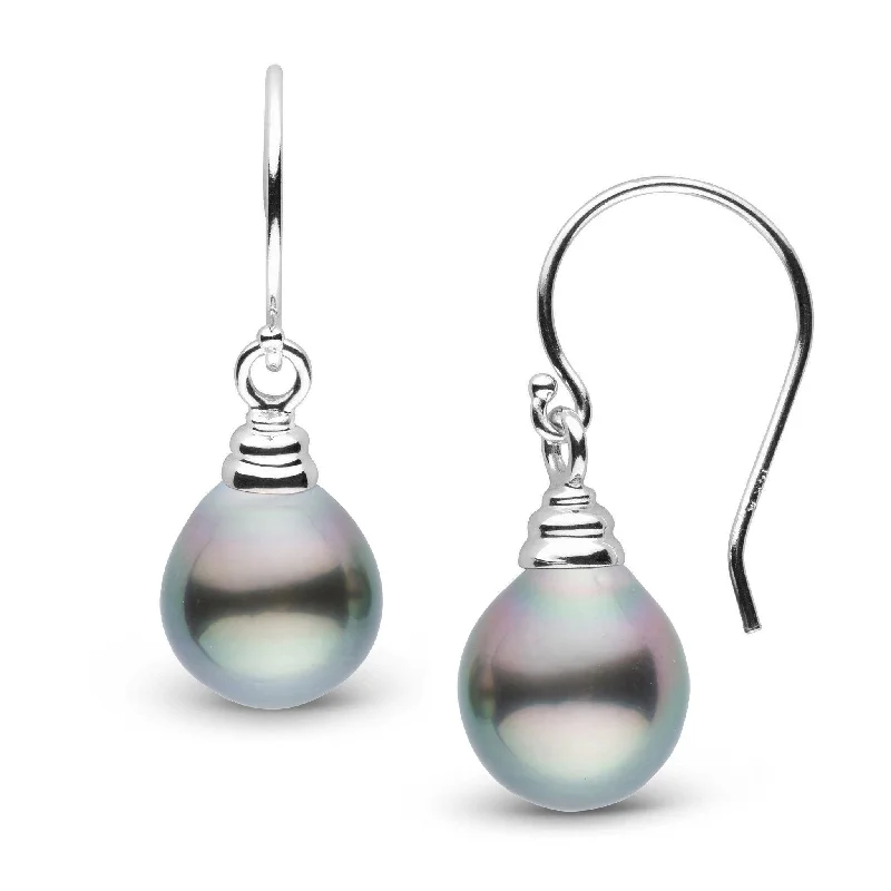 Honey Collection Tahitian Drop 8.0-9.0 mm Pearl Earrings