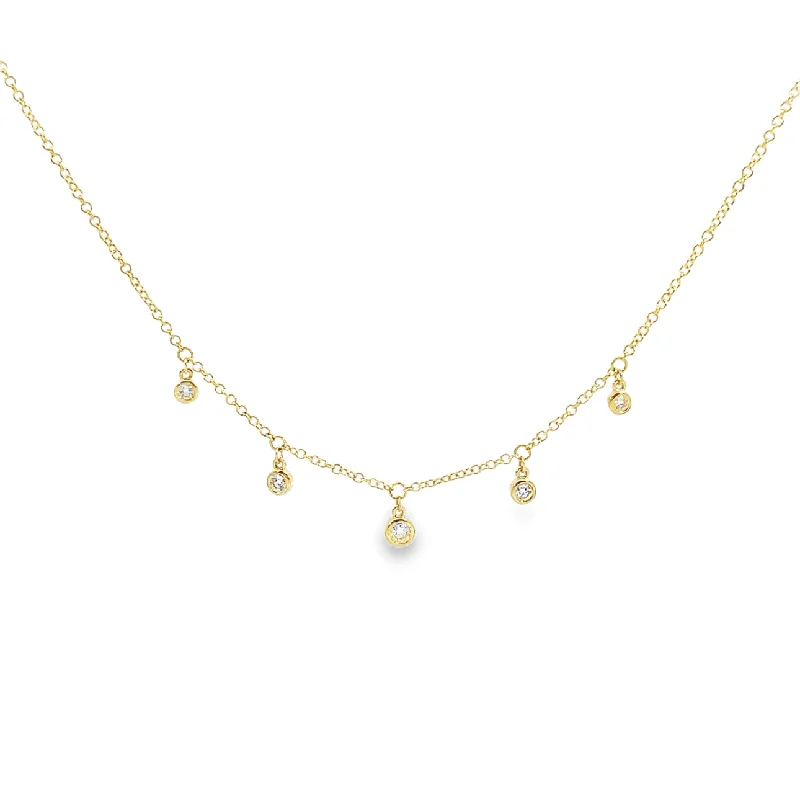 Yellow Gold Diamond Fashion Necklace