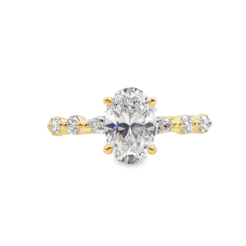 A. JAFFE Diamond Engagement Ring