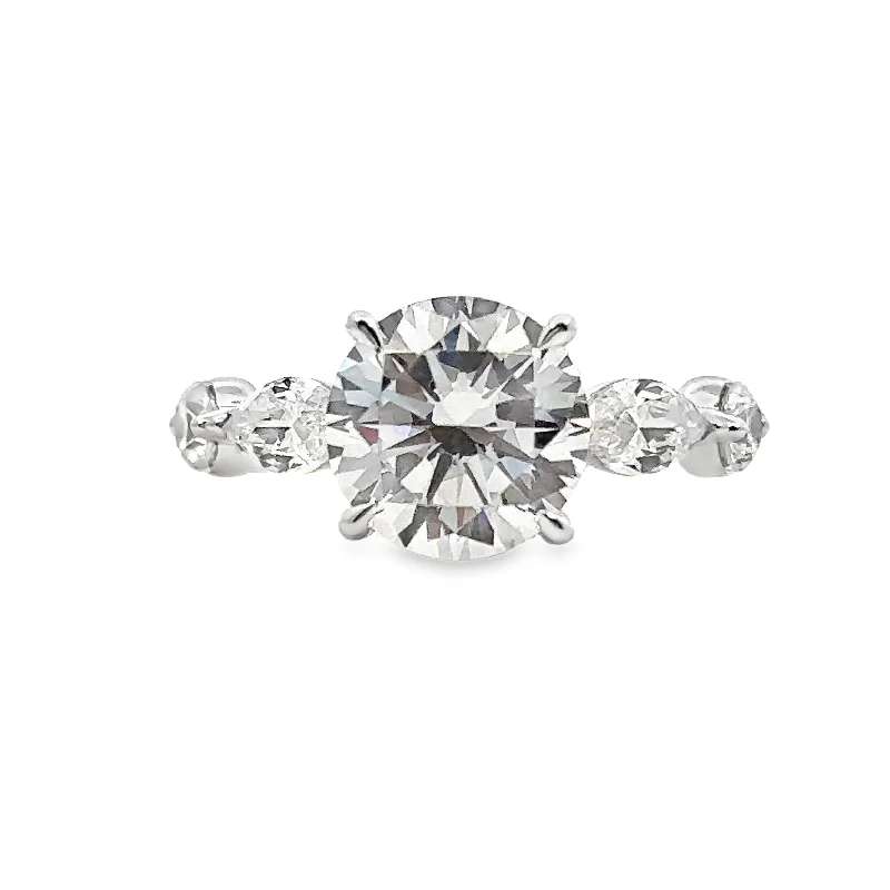 A. JAFFE Diamond Engagement Ring