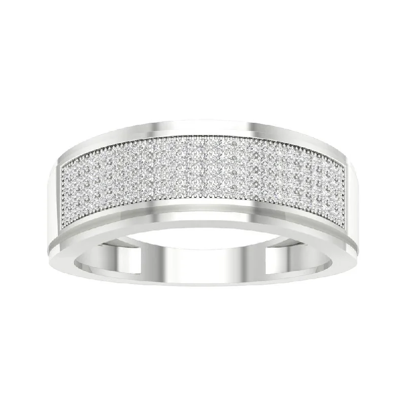 10k 0.30ct Men's Band