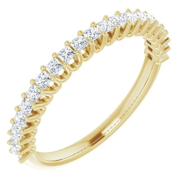 14K Yellow 1/3 CTW Lab-Grown Diamond Anniversary Band