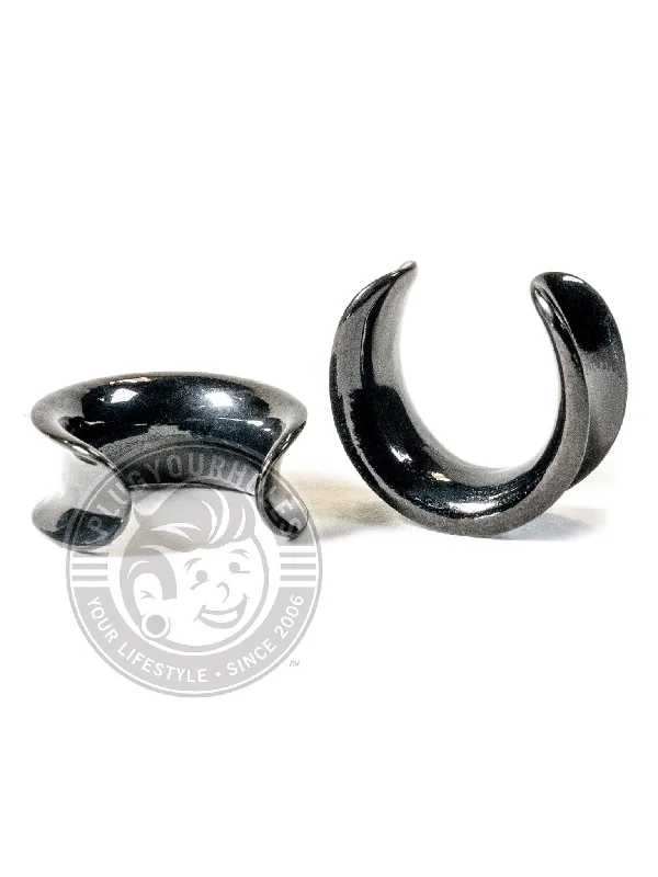 Black Crescent Steel Saddles