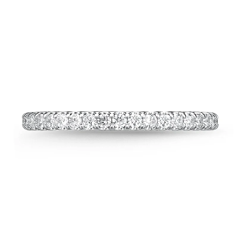 Platinum Odessa Eternity Diamond Band