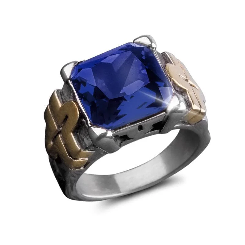 Fiesta Blue Men's Ring