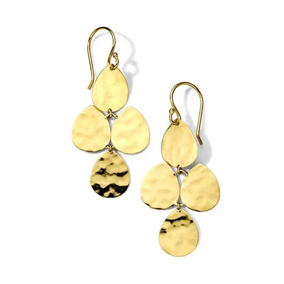 IPPOLITA Classico Crinkle Teardrop Cascade Earrings