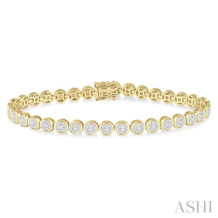 ROUND SHAPE LOVEBRIGHT ESSENTIAL DIAMOND BRACELET