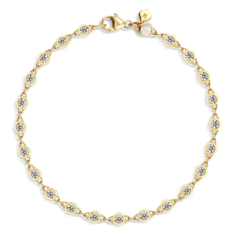 TreasureLock Lab-grown Diamond Bracelet in Yellow Gold 1.9 Carats