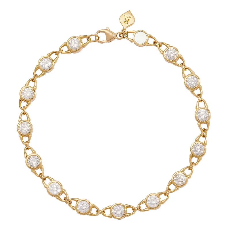 TreasureLock Lab-Grown Diamond Bracelet in 18k Yellow Gold 3.5 Carats