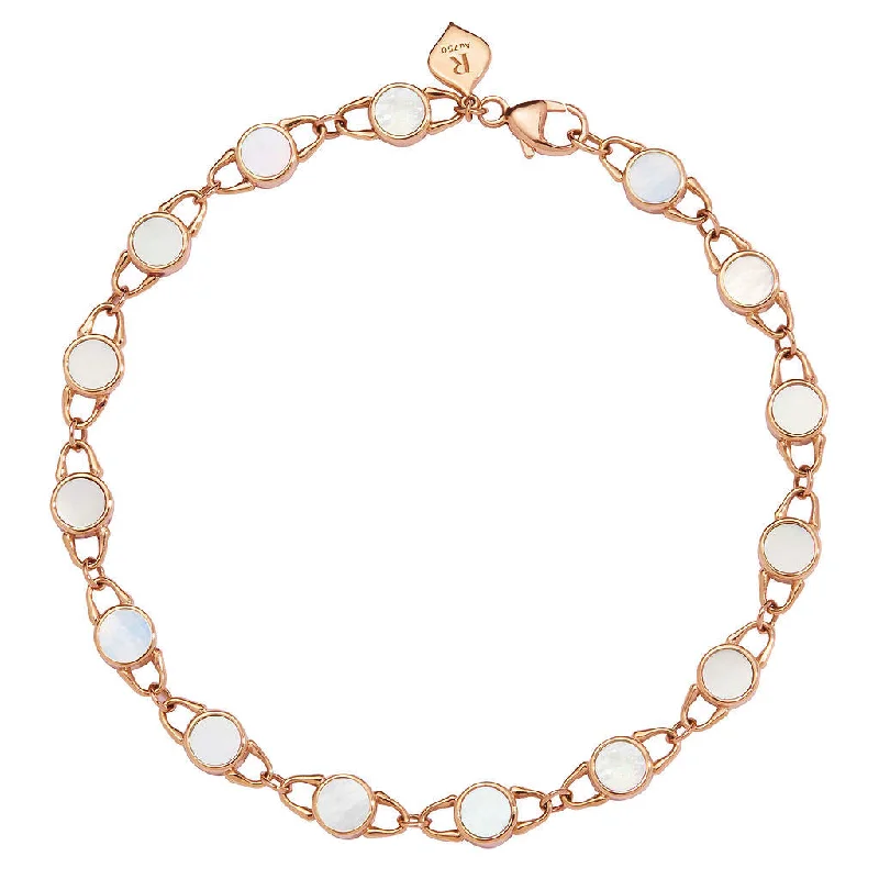 TreasureLock Mother-of-Pearl Bracelet 4mm in 18k Yellow Gold