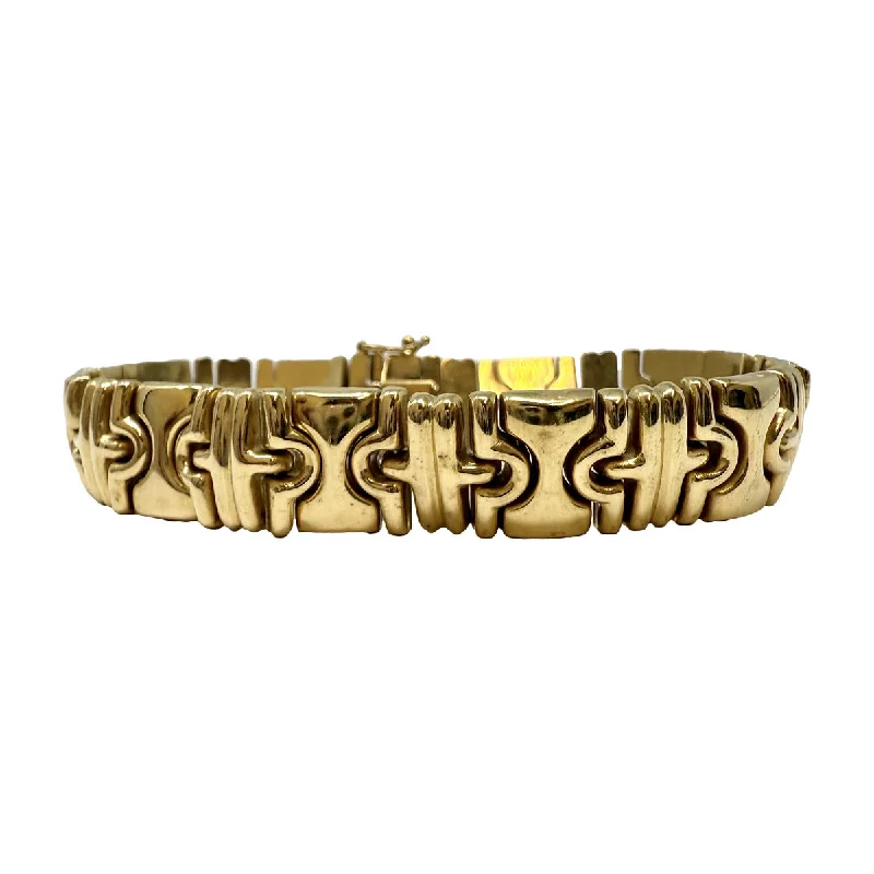 14K Gold "Bulgari Style" Bracelet