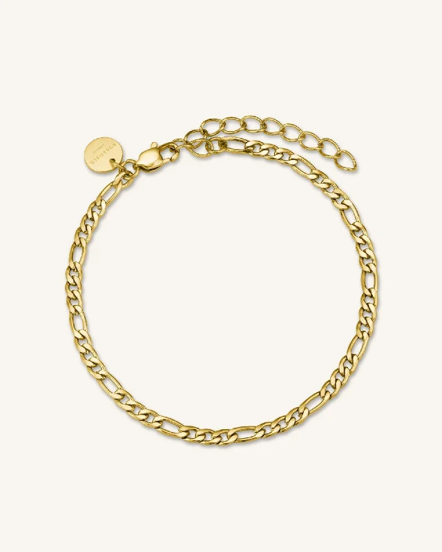 Figaro Bracelet Gold