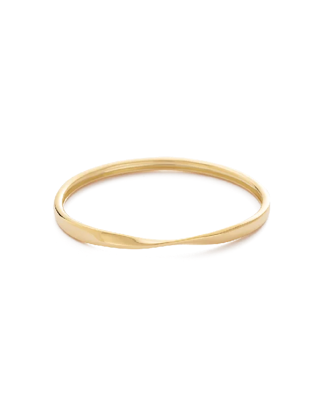 FOLD BANGLE (18K GOLD PLATED)