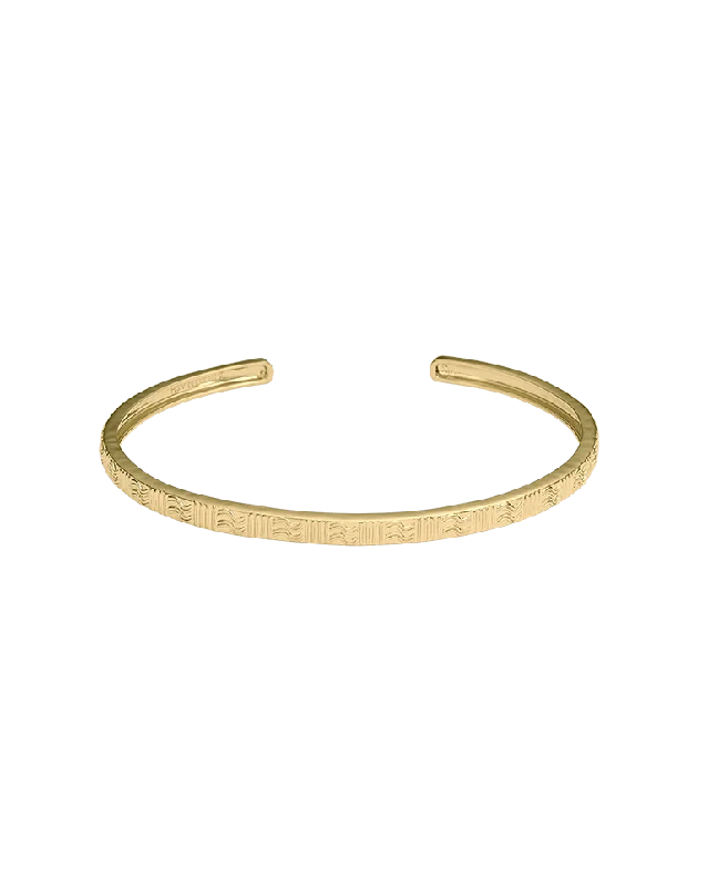 GLISTEN CUFF (18K GOLD PLATED)