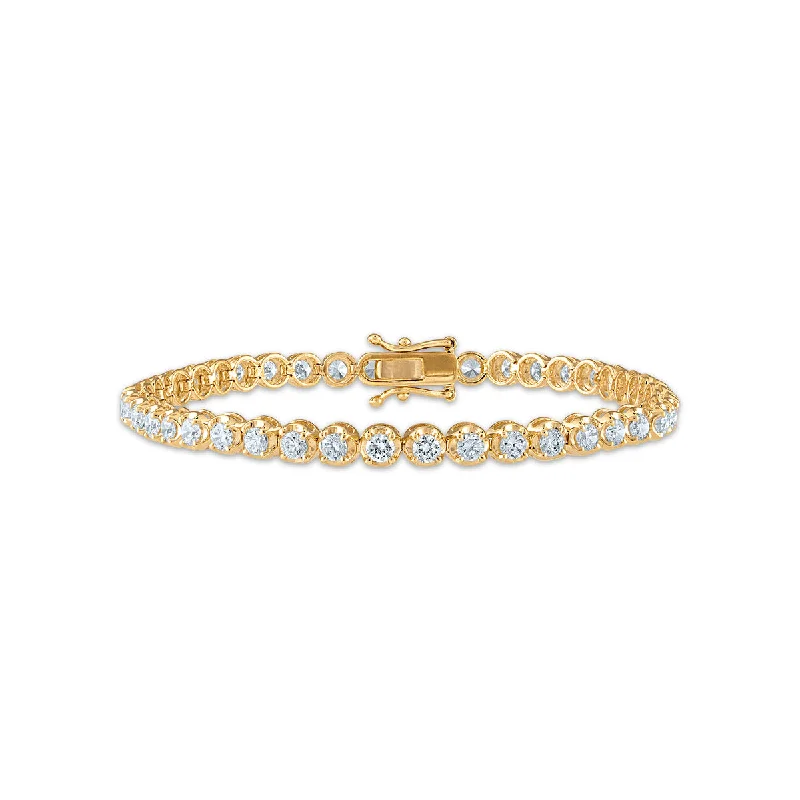 Signature EcoLove 6 CTW Diamond Tennis 7.25-inch Bracelet in 14KT Yellow Gold